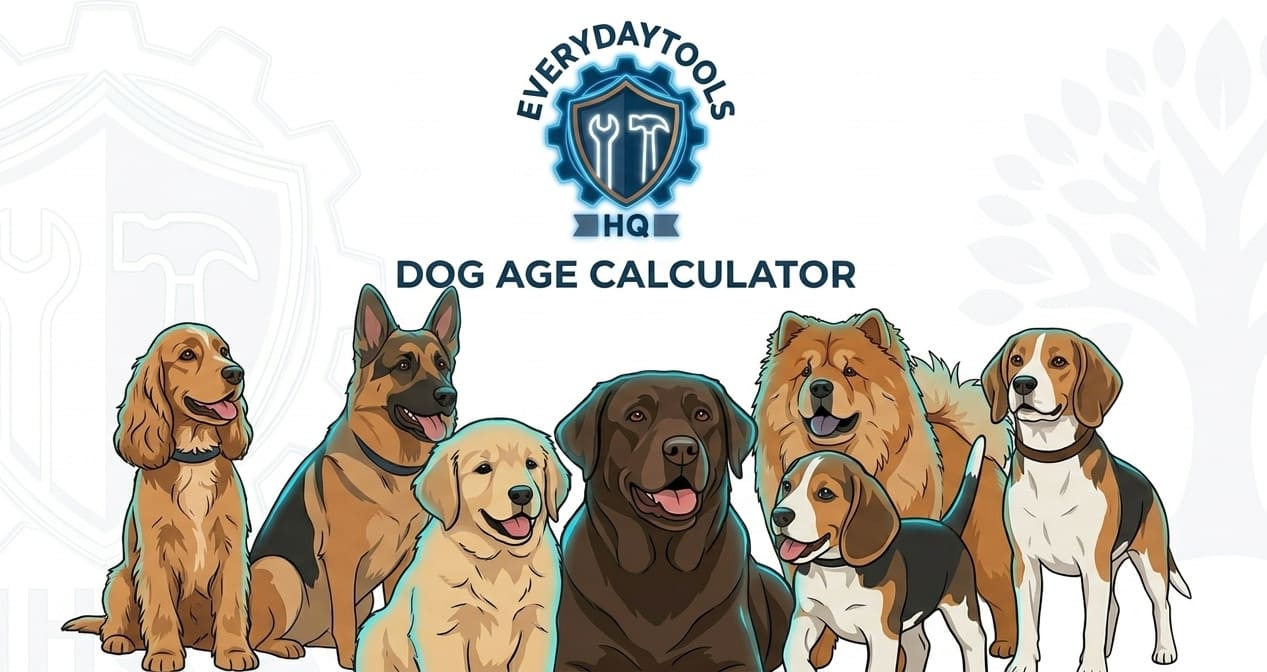 How old is my dog in human years — the real dog age calculator