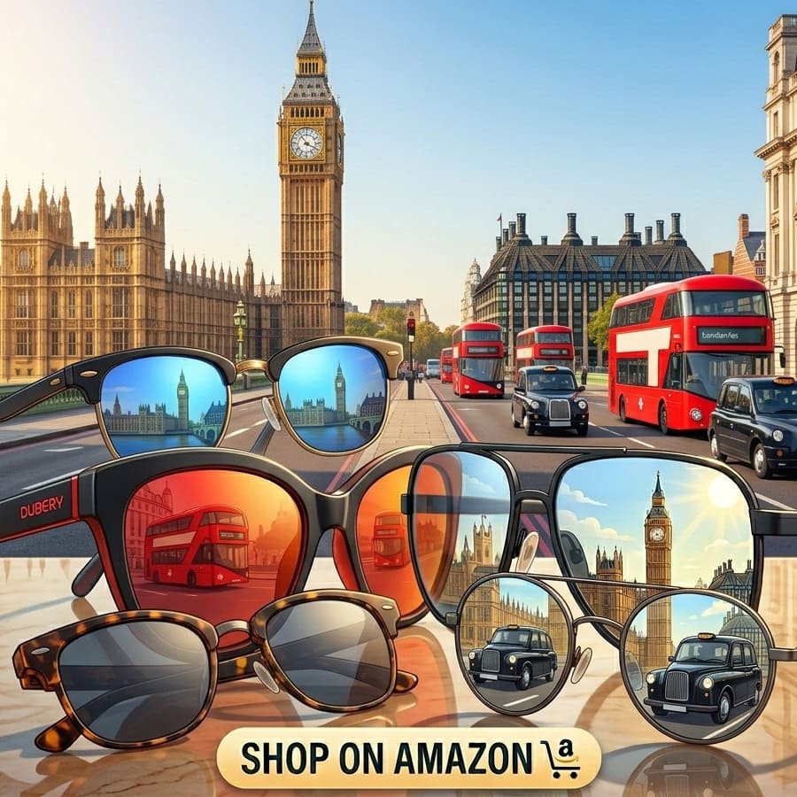 Polarized sunglasses on Amazon – ideal for a sunny day out in the UK